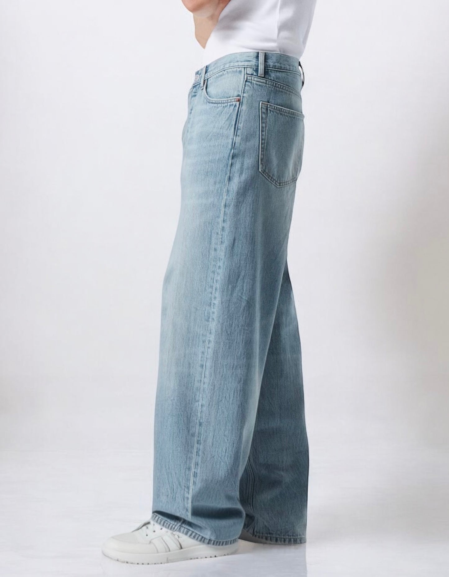 Sky Fade Baggy Jean