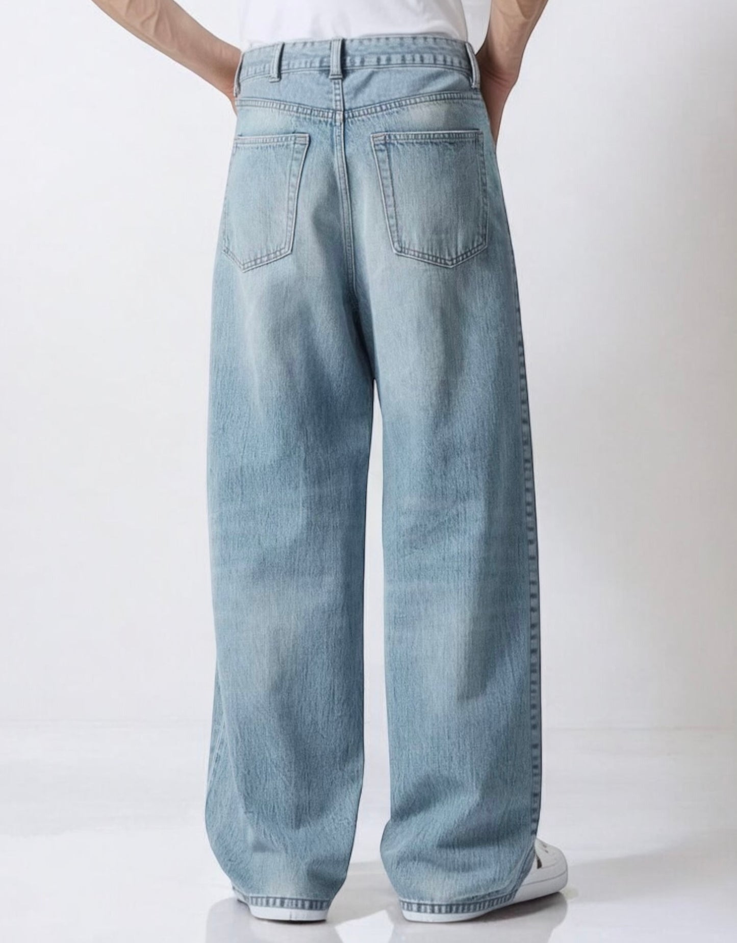 Sky Fade Baggy Jean