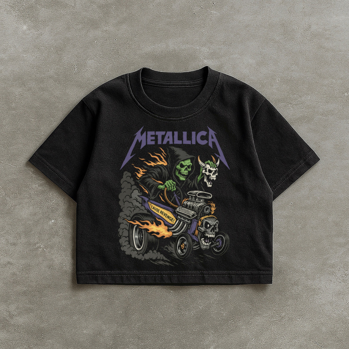 Metallica Black Boxy Tee