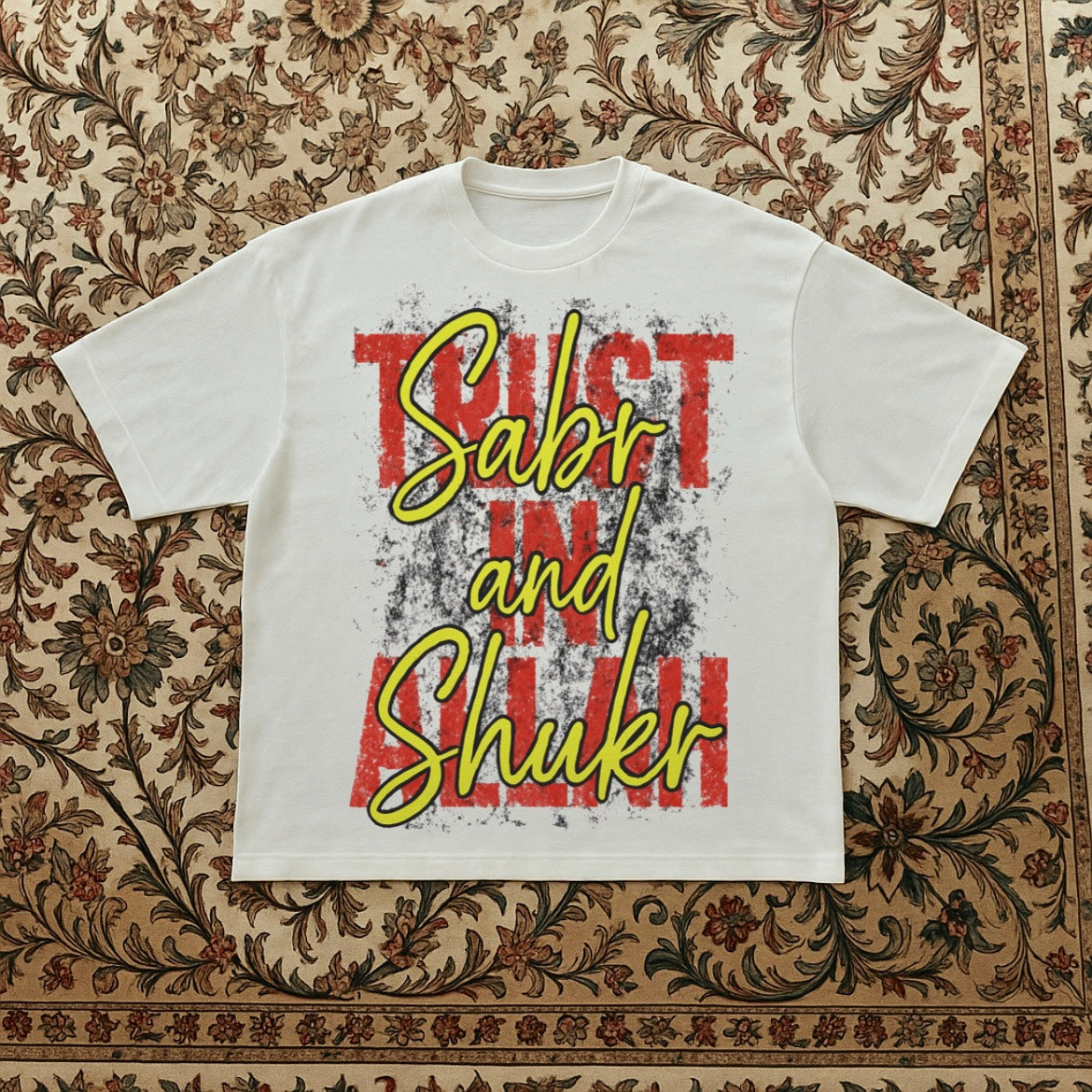 Sabr And Shukr White Tee