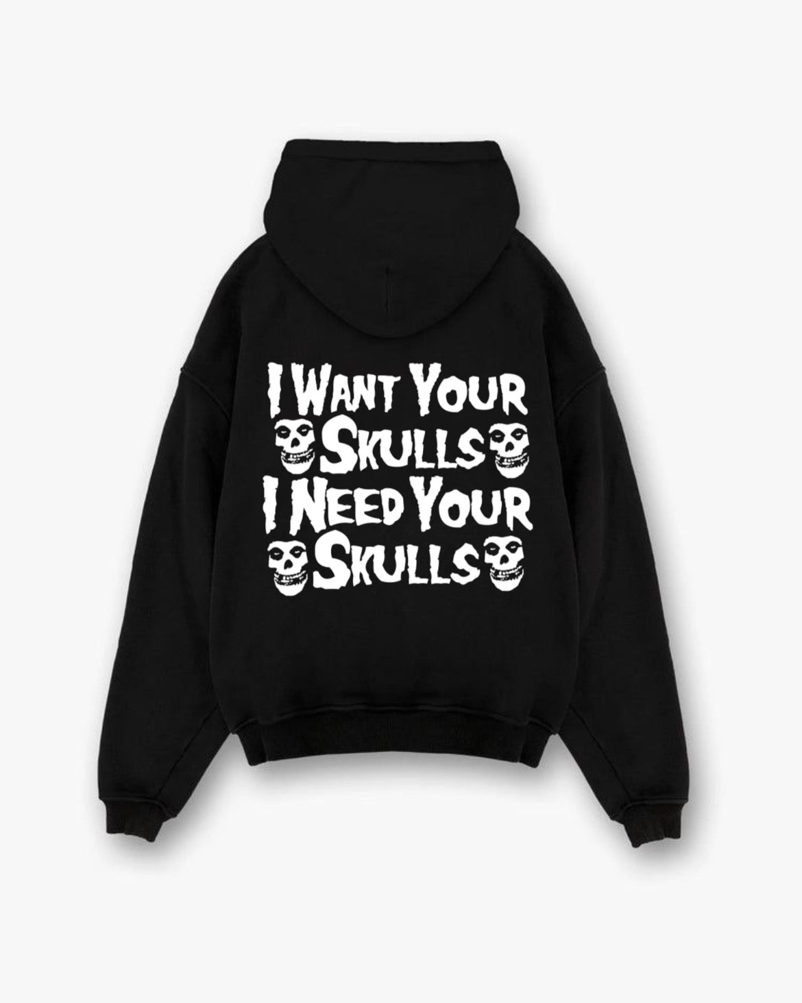 Misfits Black Boxy Hoodie