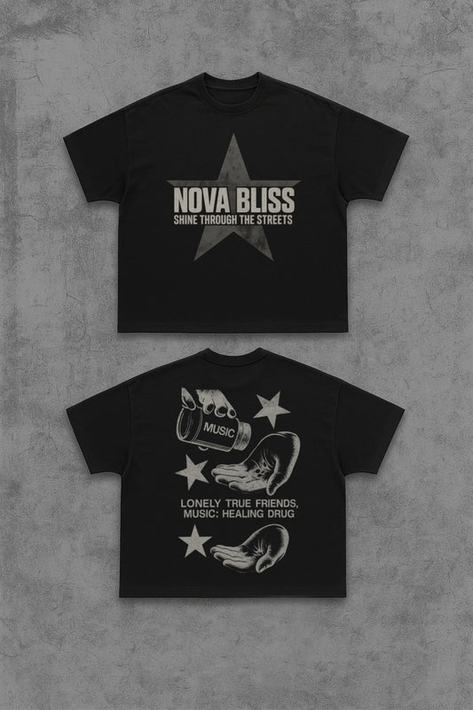 Nova Bliss Black Tee