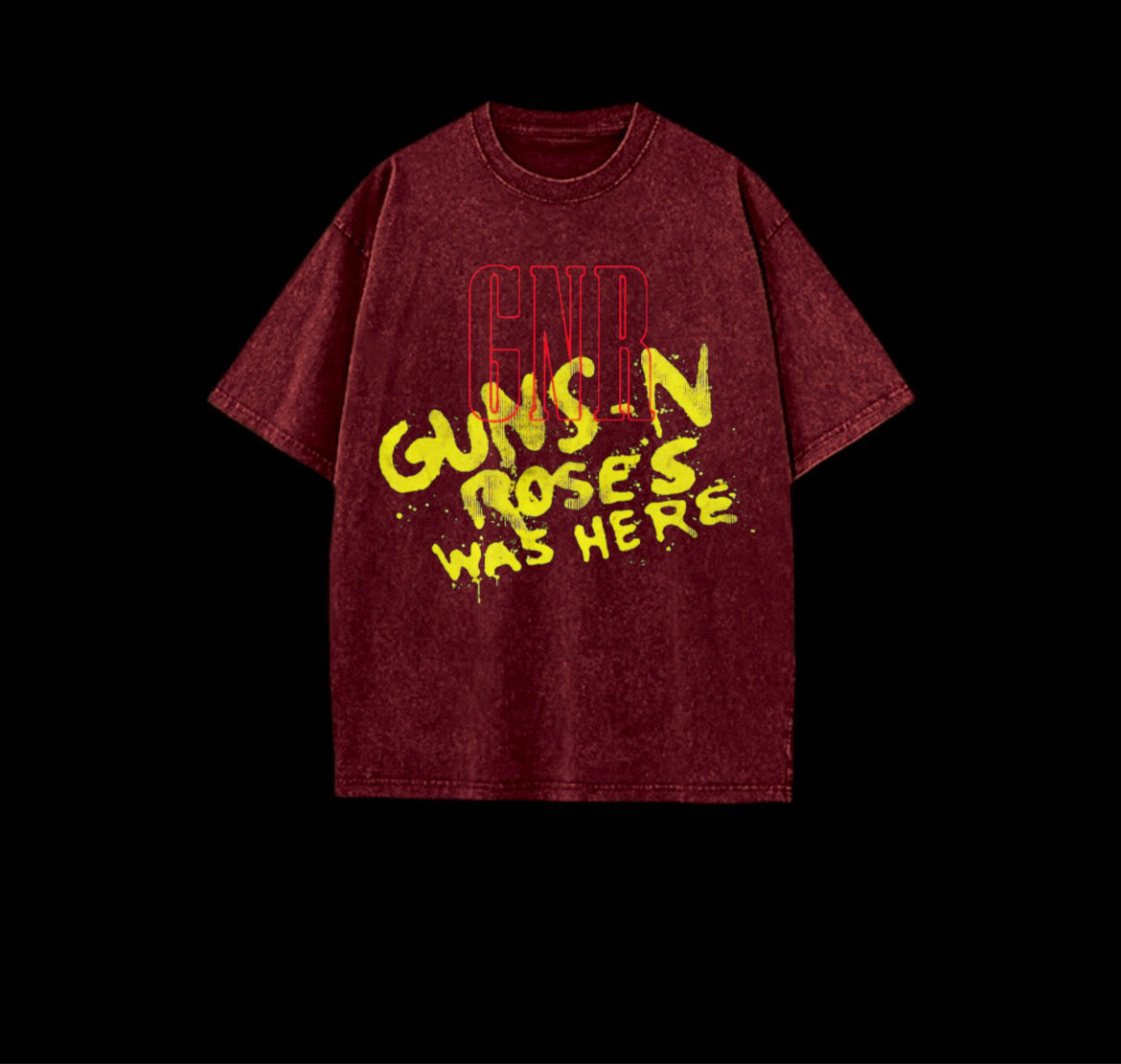 Guns And Roses Acid Red Tee