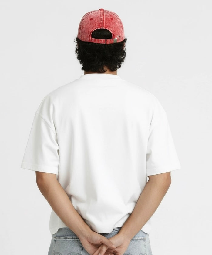 Faith Brings Miracles Boxy White Tee