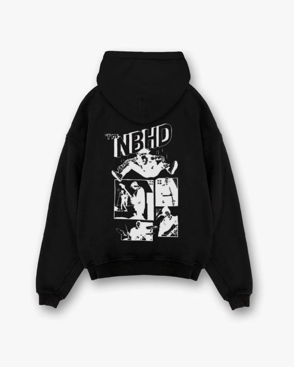 The NBHD Black Boxy Hoodie