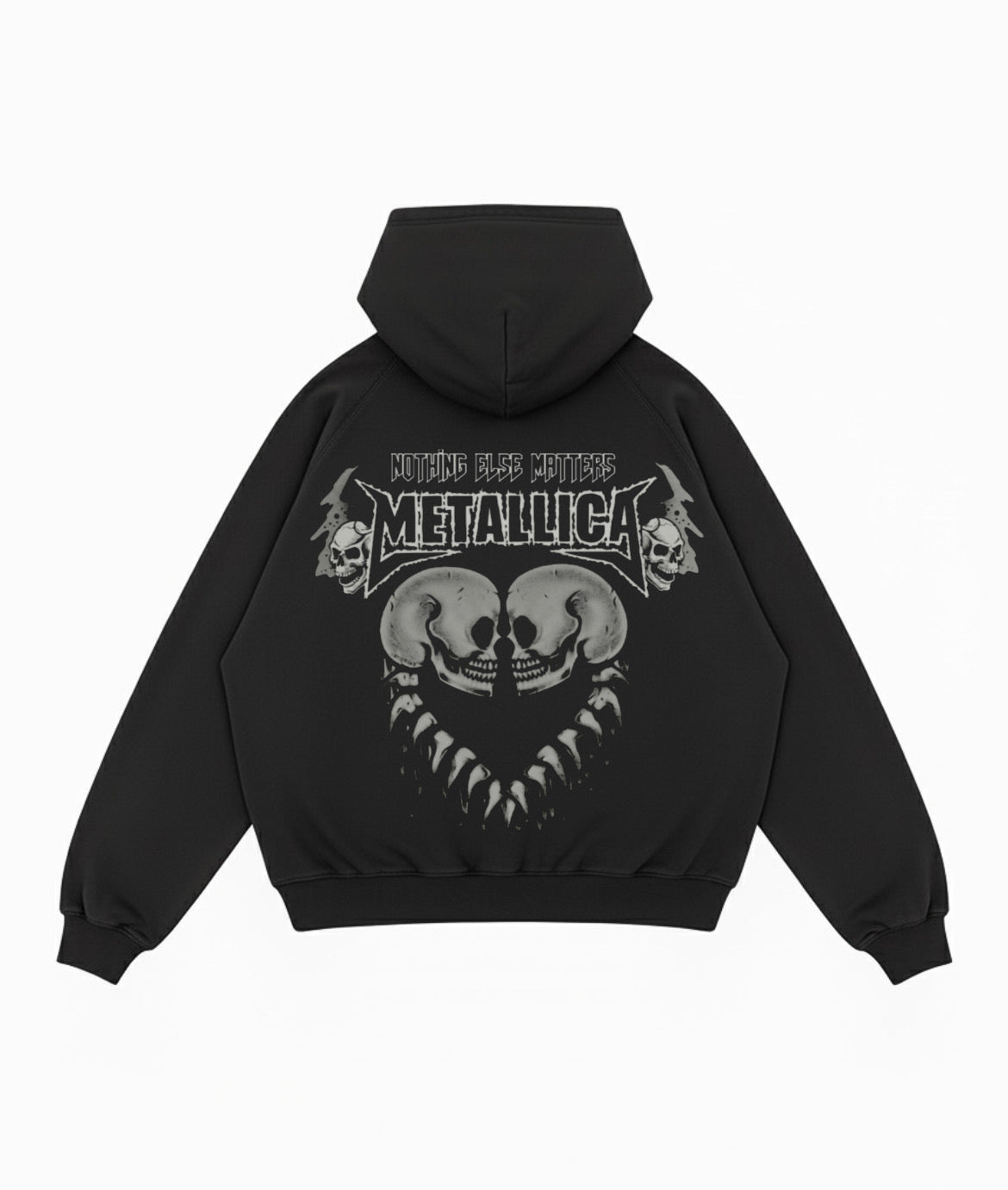 Metallica ( NOTHING ELSE MATTERS ) Black Boxy Hoodie
