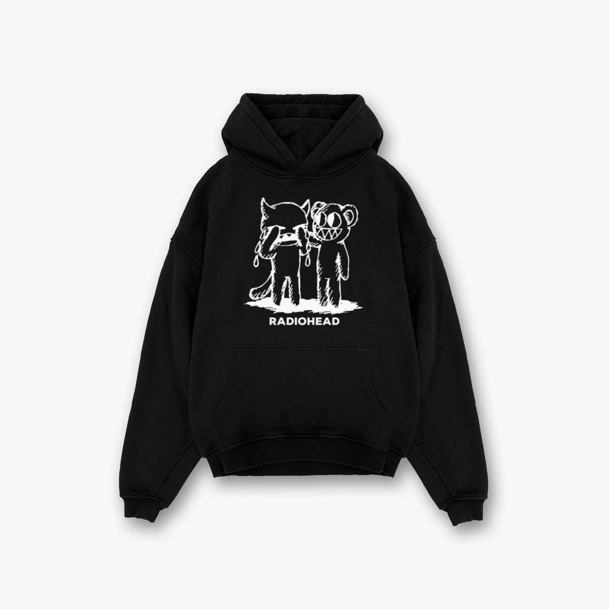 Raidohead Black Boxy Hoodie