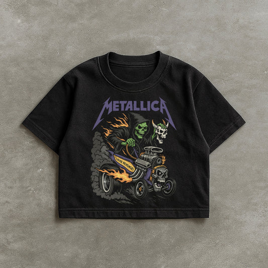 Metallica Black Boxy Tee