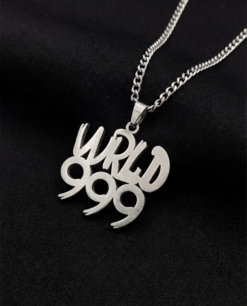 999 Necklace – Silver Stainless Steel