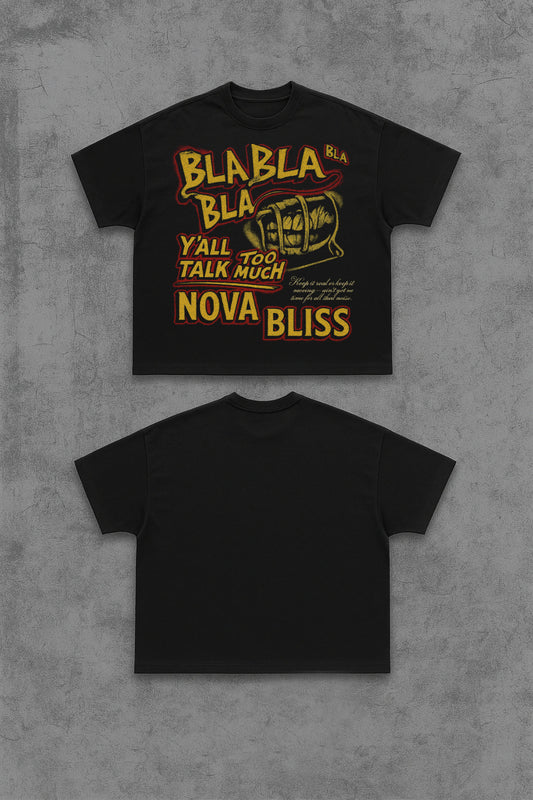 Bla Bla Black Tee