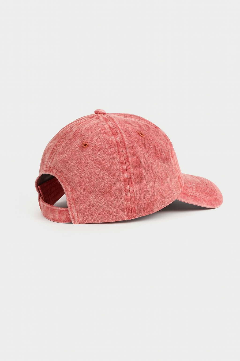 ACID-WASHED BASEBALL CAP – Pink