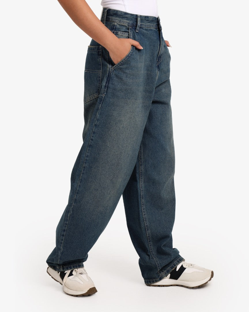 Dark Vintage Baggy Jeans