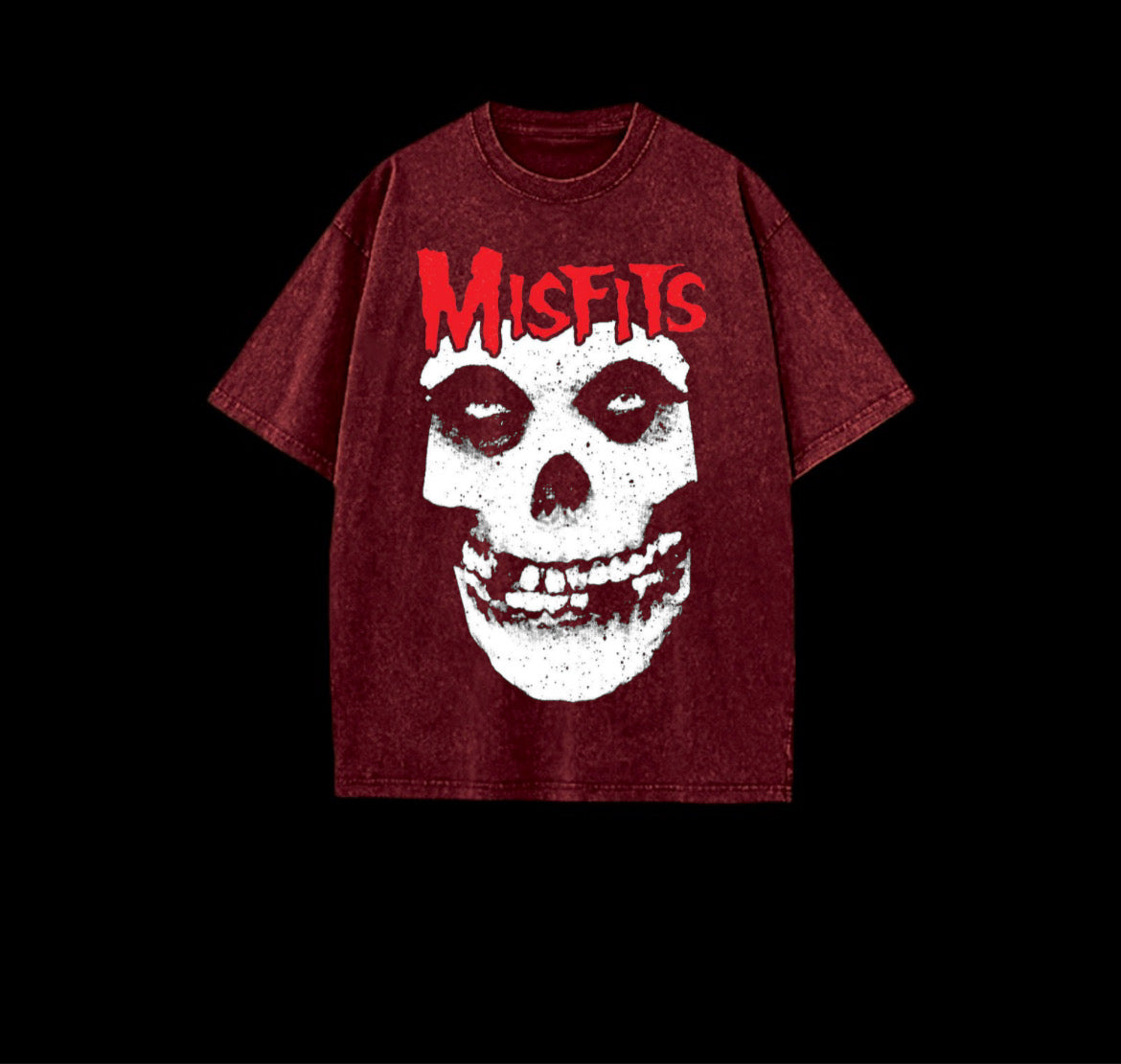 Misfits Acid Red Tee