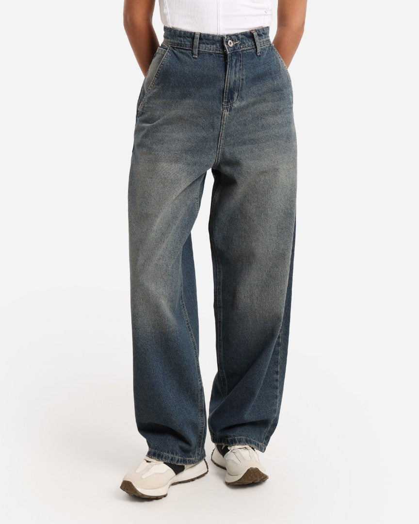 Deep Faded Vintage Baggy Jeans