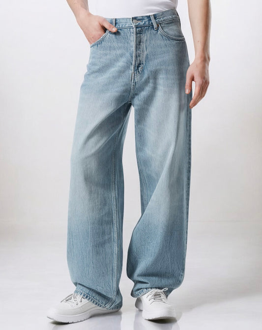 Sky Fade Baggy Jean