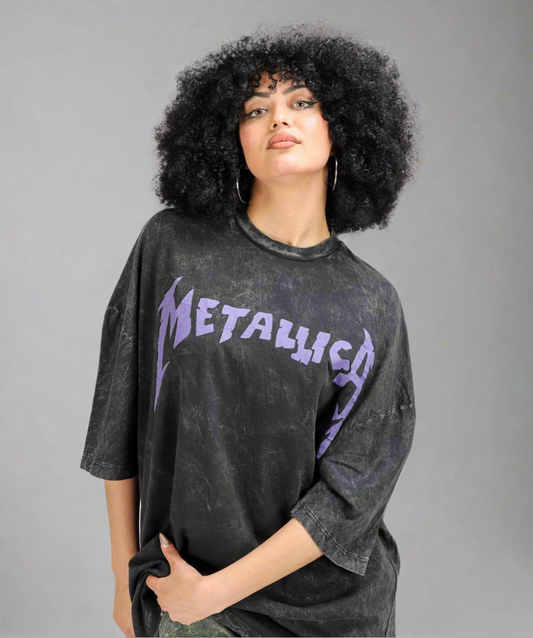 Metallica Acid Washed Tee