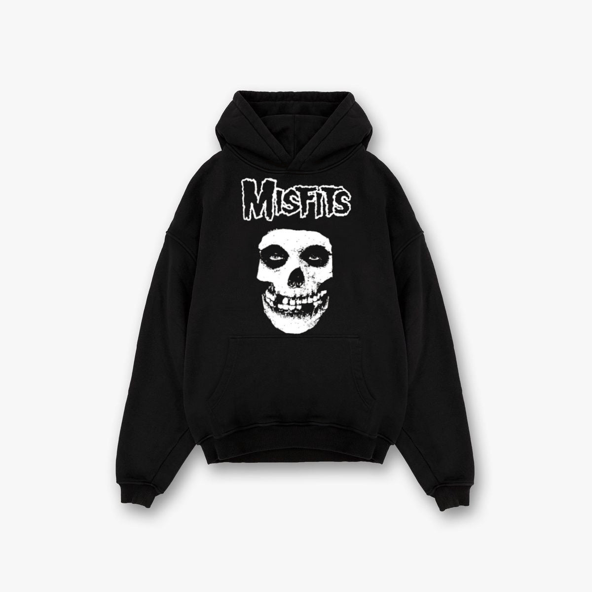 Misfits Black Boxy Hoodie