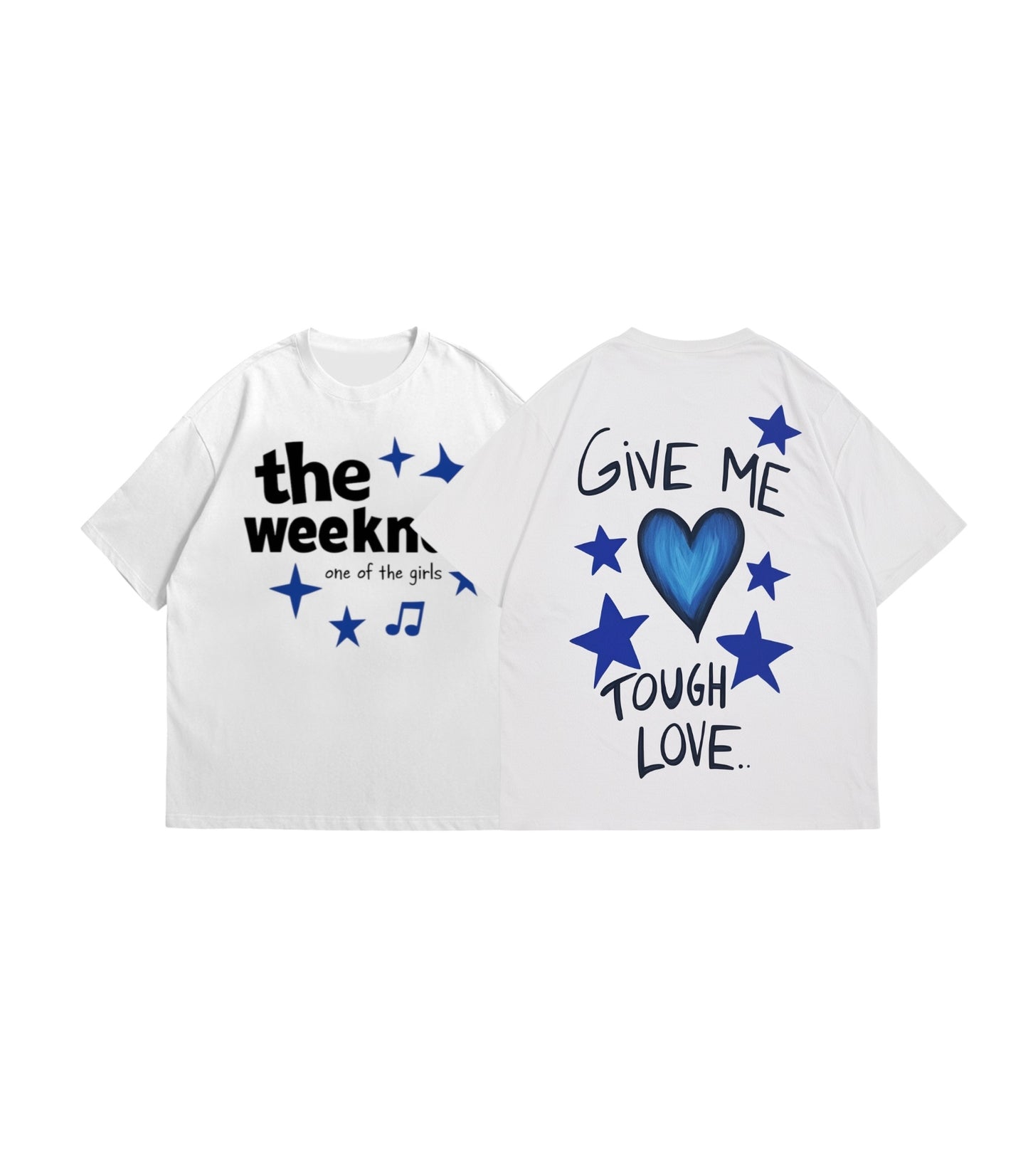 The Weeknd White tee