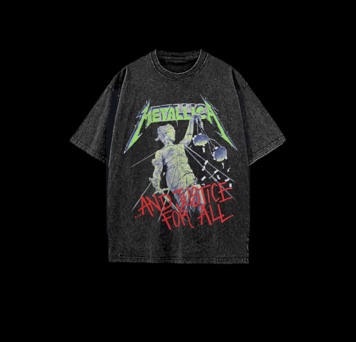 Metallica Acid Black Tee