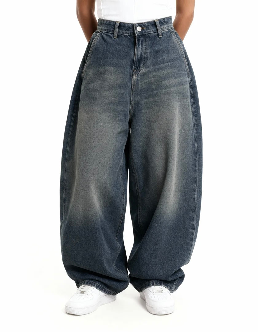 Deep Faded 87 Vintage Baggy Jeans