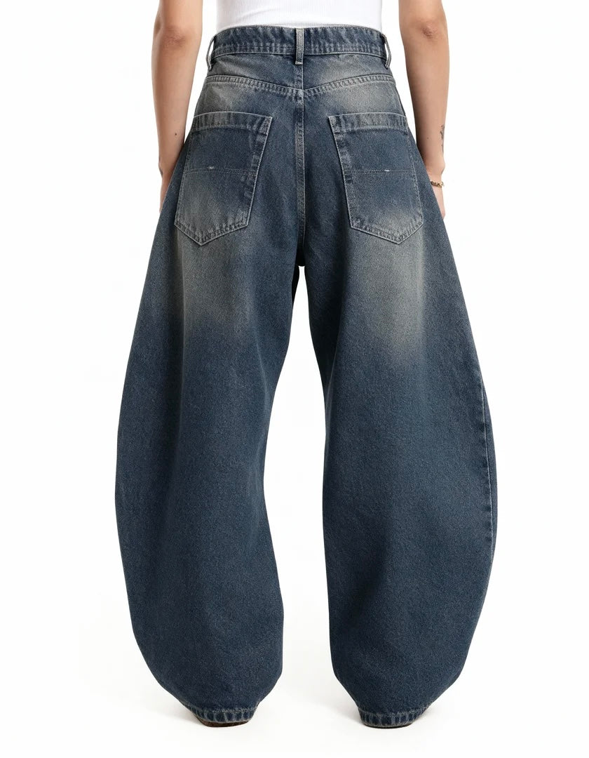 Deep Faded 87 Vintage Baggy Jeans