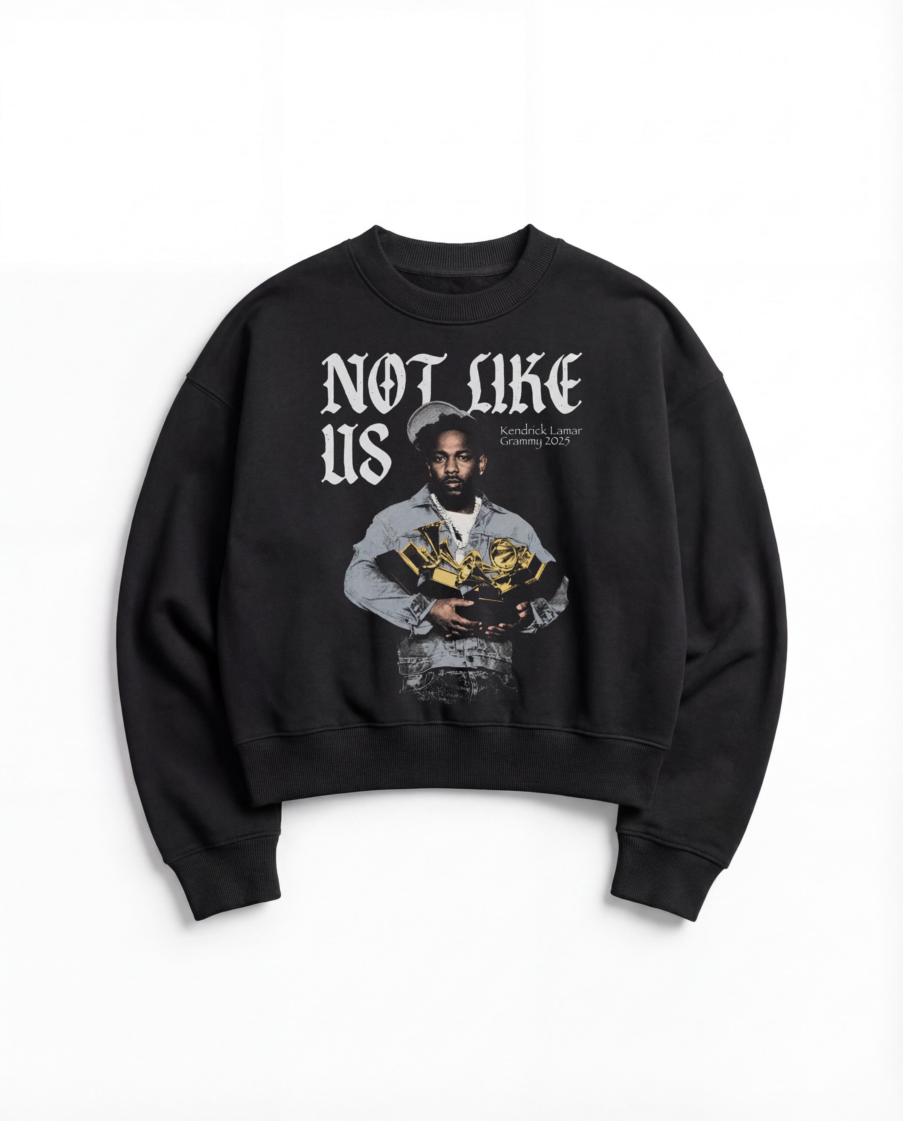 Kendrick Black Boxy Sweatshirt