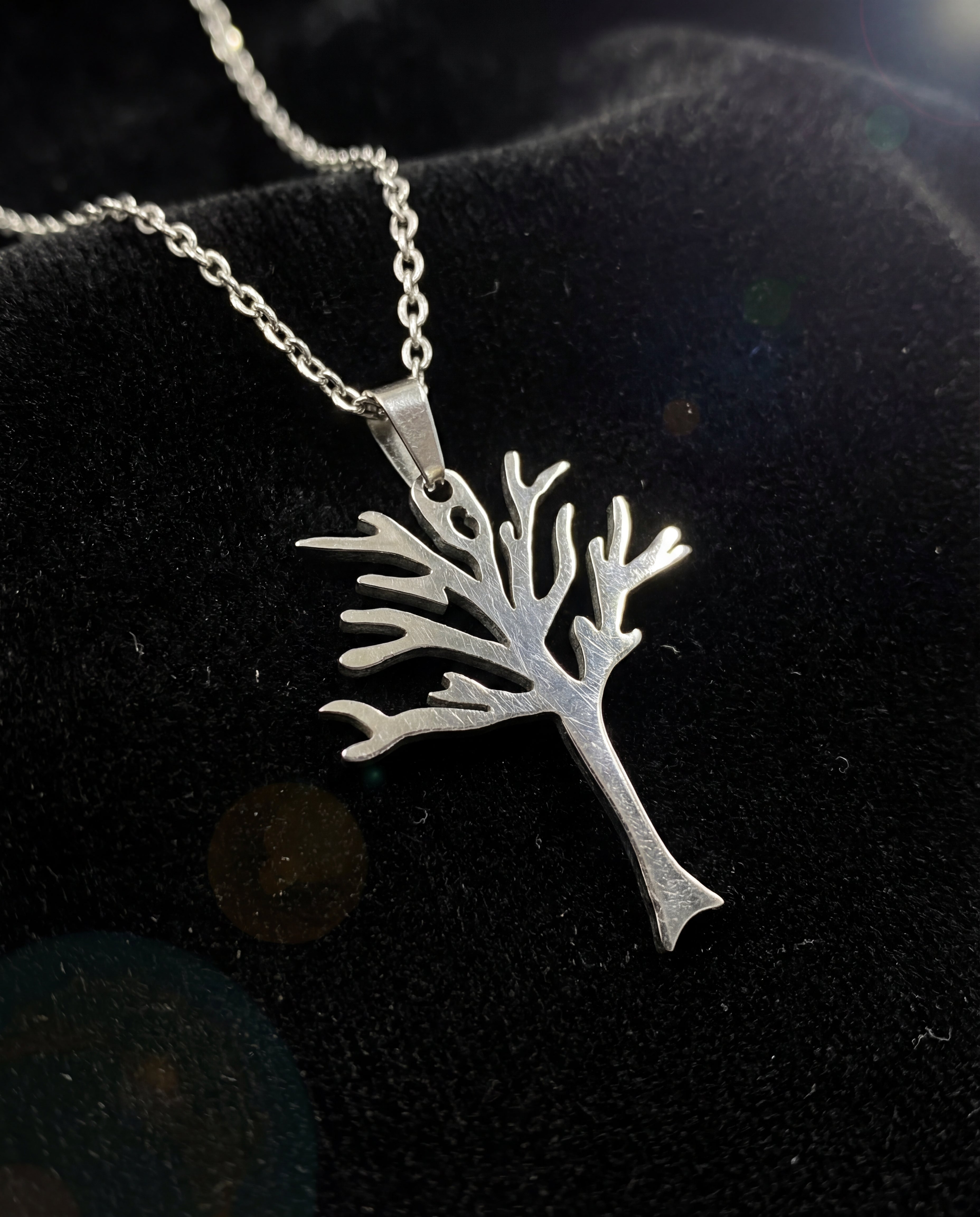 Tree Of Life Necklace – Silver Stainless Steel