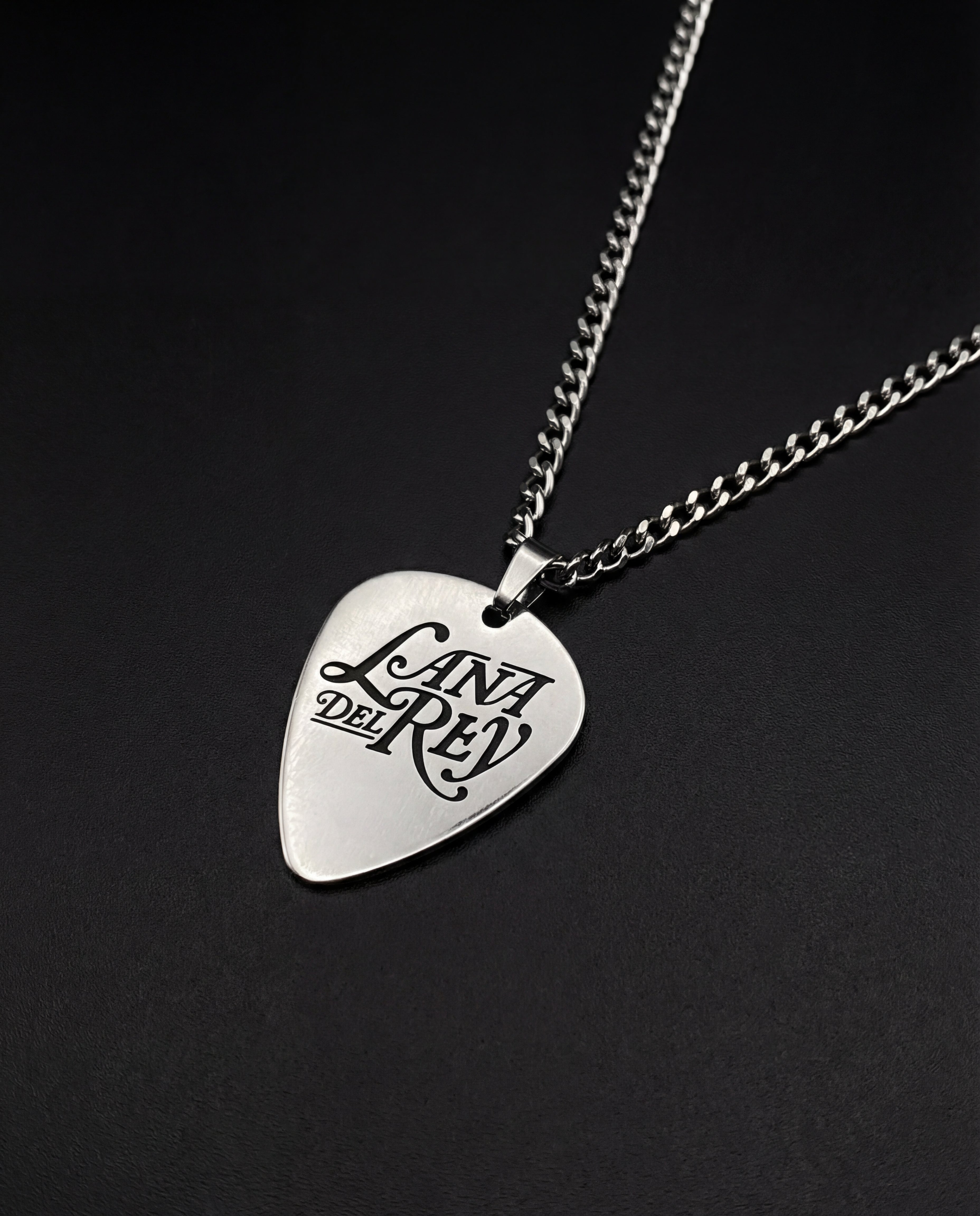 Lana Del Rey Necklace – Silver Stainless Steel